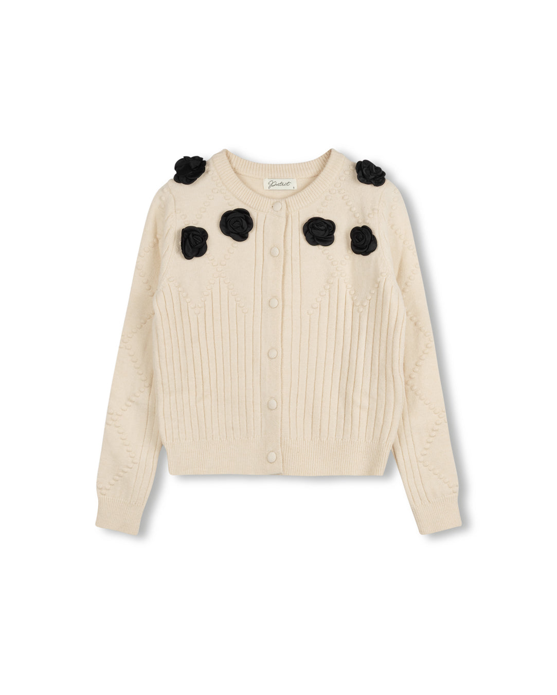 Flower Detailed Cardigan