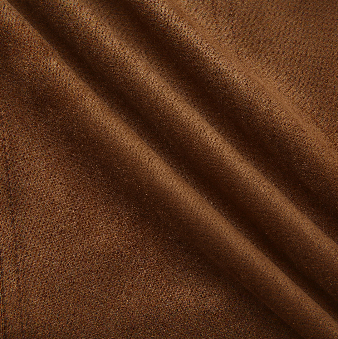 Suede Straight Skirt