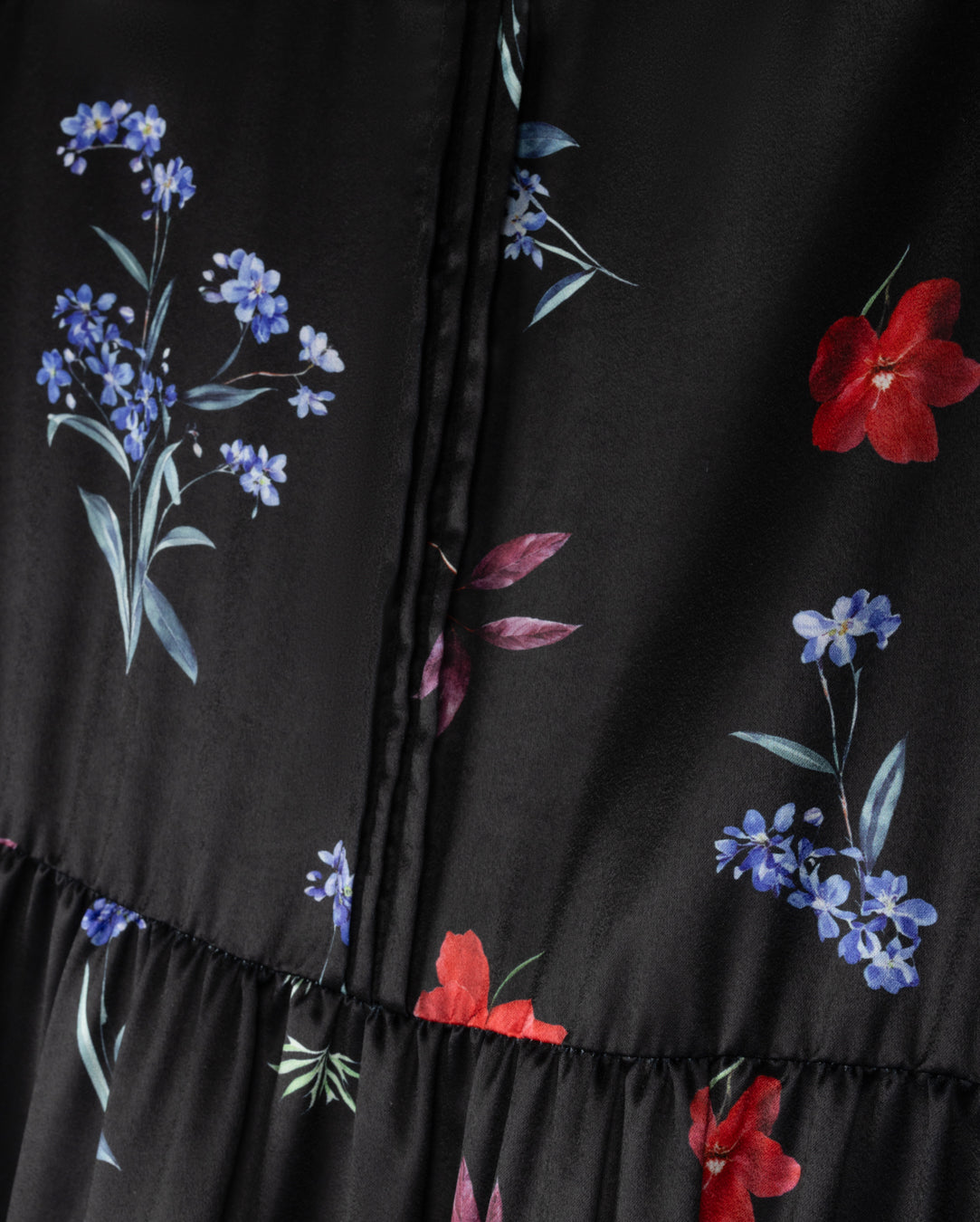 Floral Tier Detailed Dress W-20800