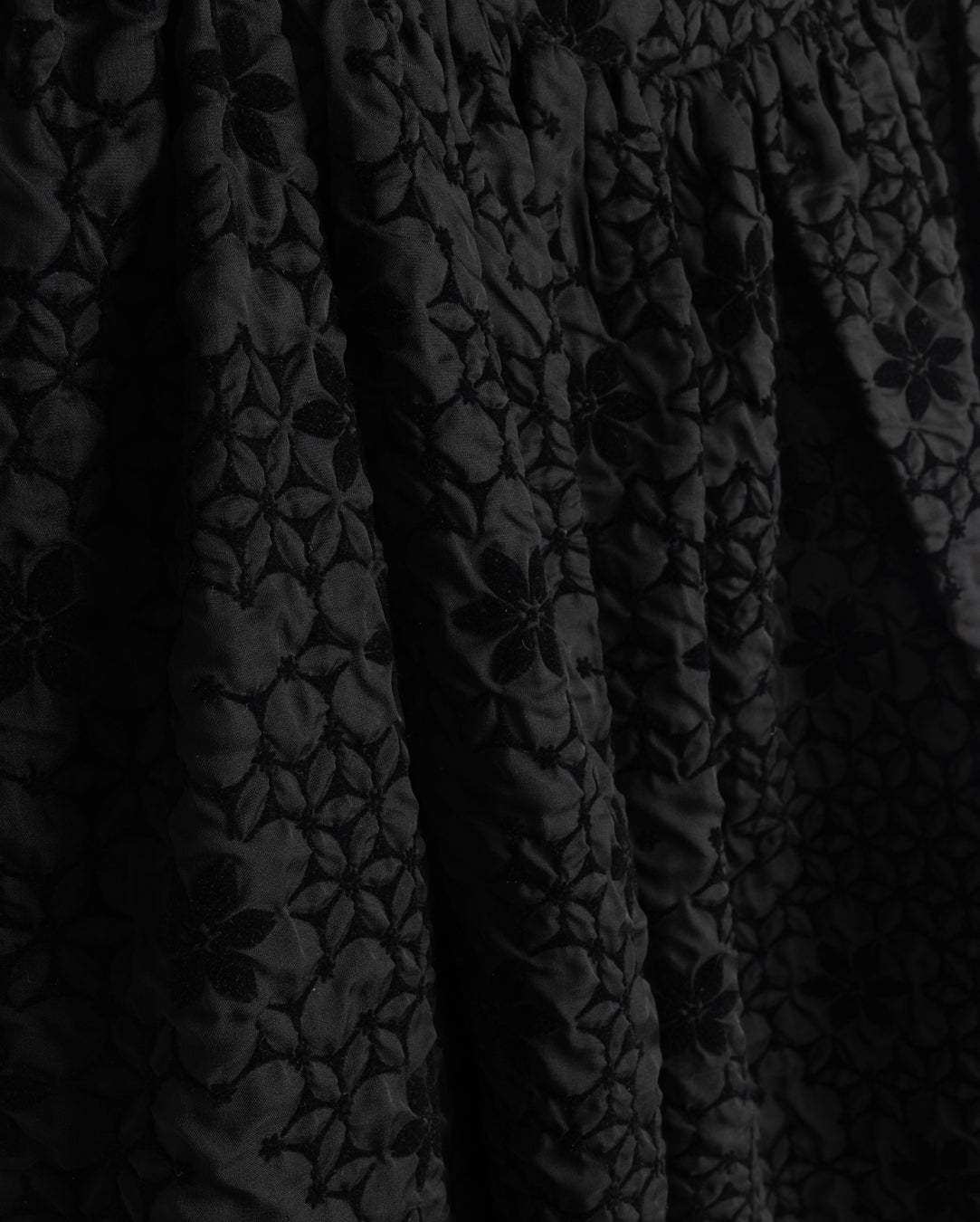 Textured Floral Tone On Tone Skirt