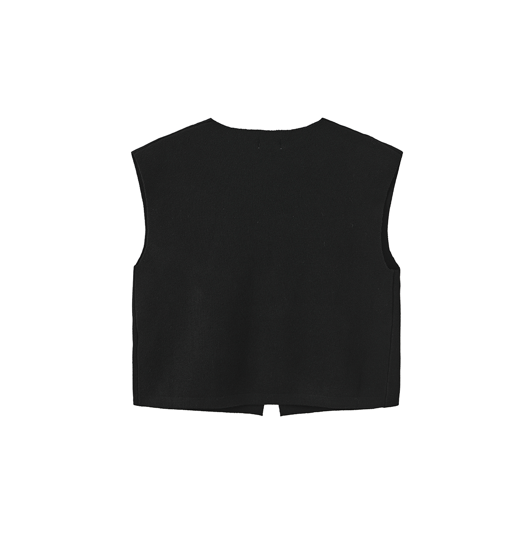 Camit Knit Single Button Vest