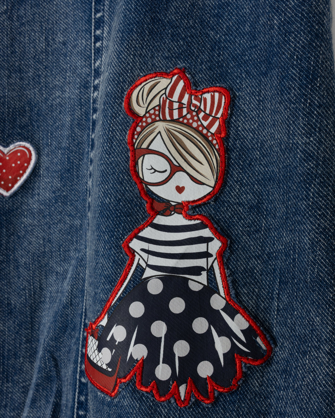 Morgan Denim Doodle Romper