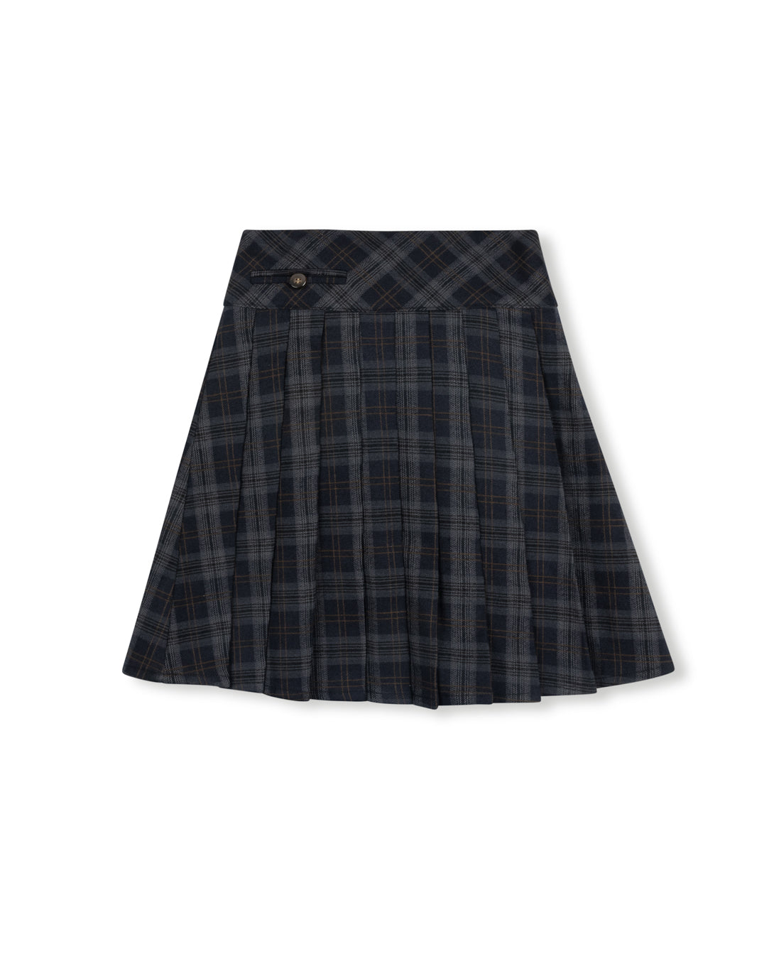 Archie Plaid Pleated Skirt C-20087