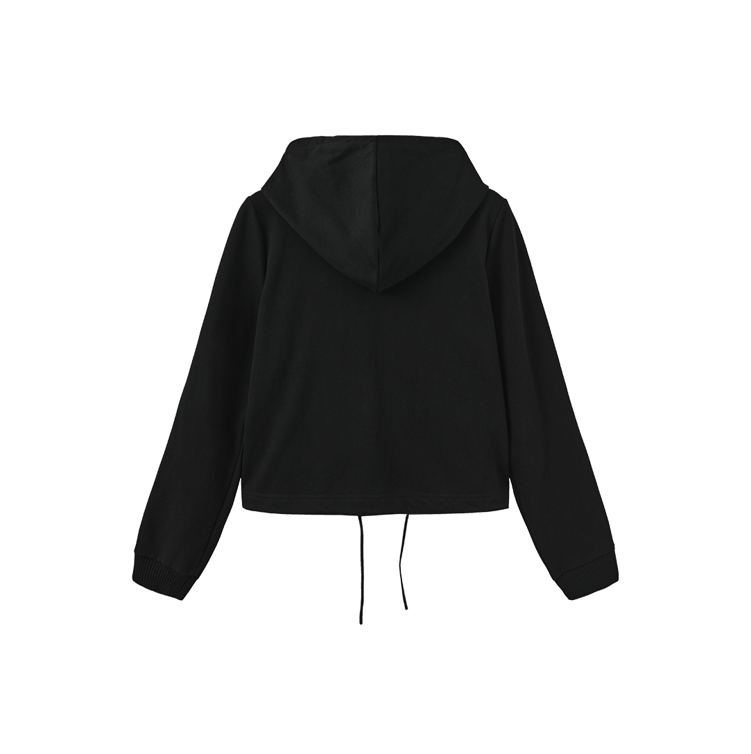 Drawstring Zip Up
