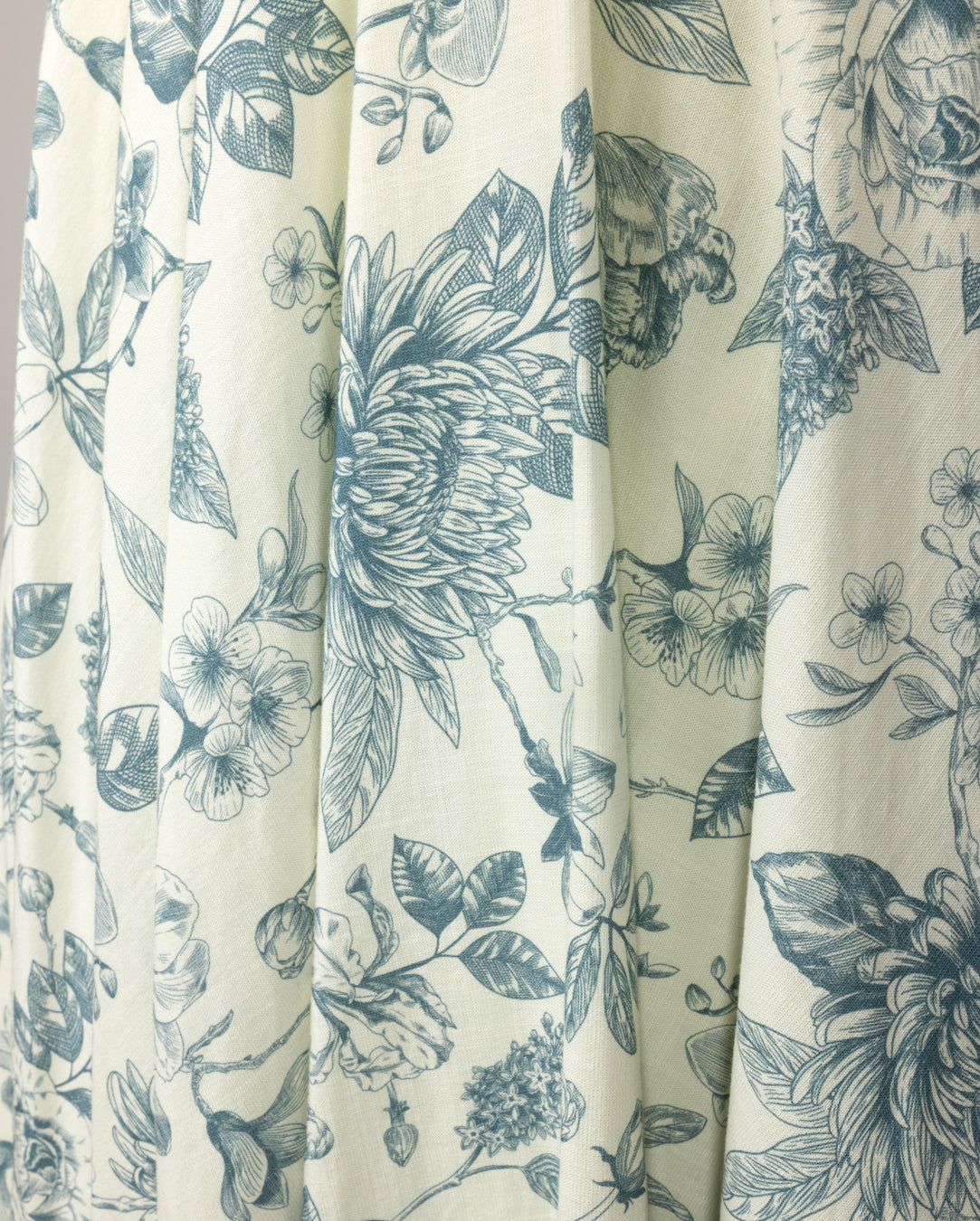 Floral Gathered Maxi Jumper