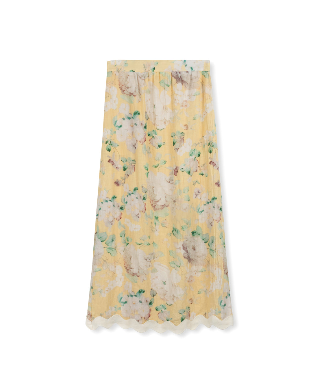 Debra Linen Scallop Skirt - Junees