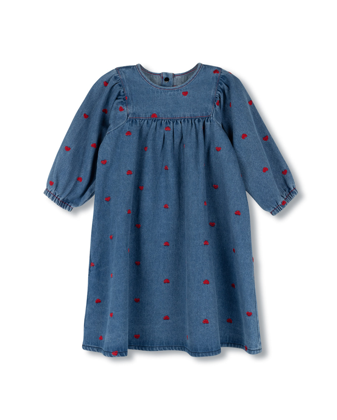Chambray Denim Heart Dress