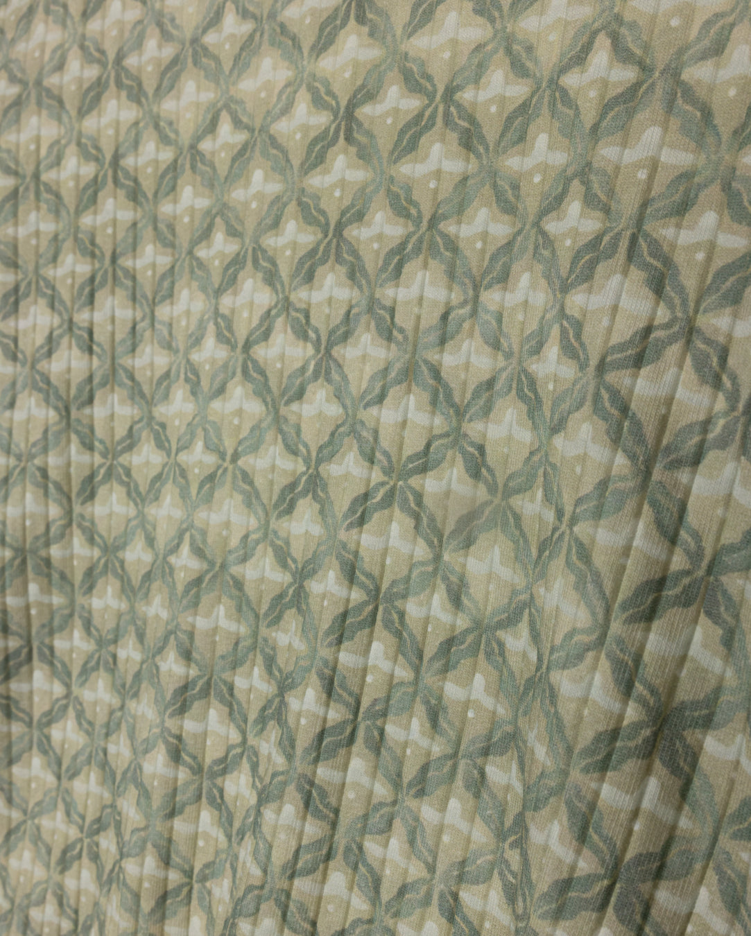 Floral Printed Ribbed Tee