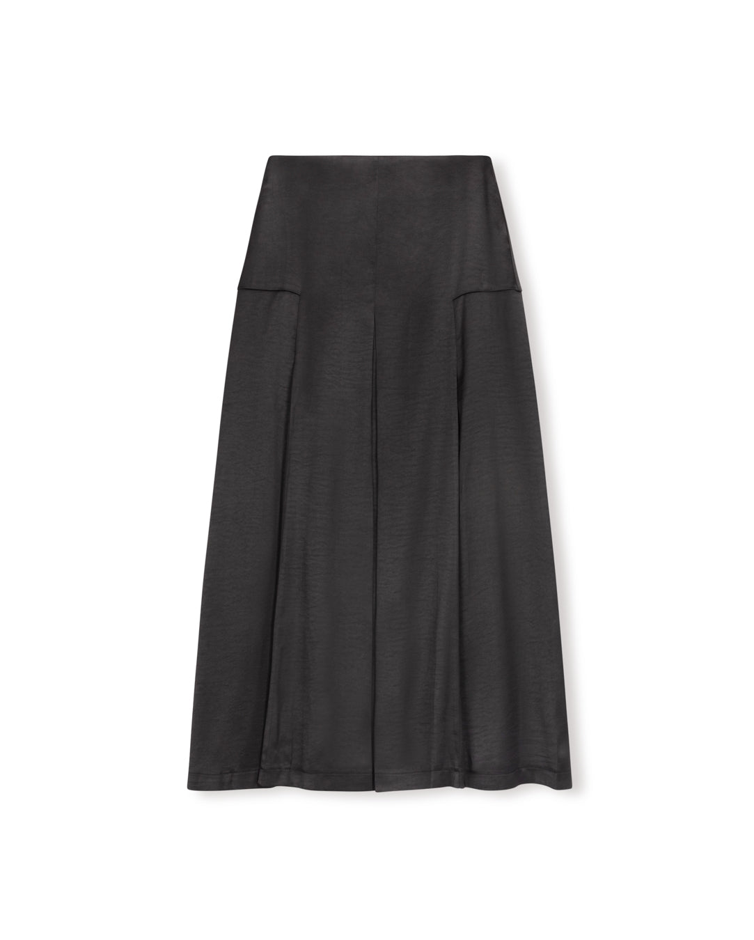 Structured Side Pleat Skirt W-19010