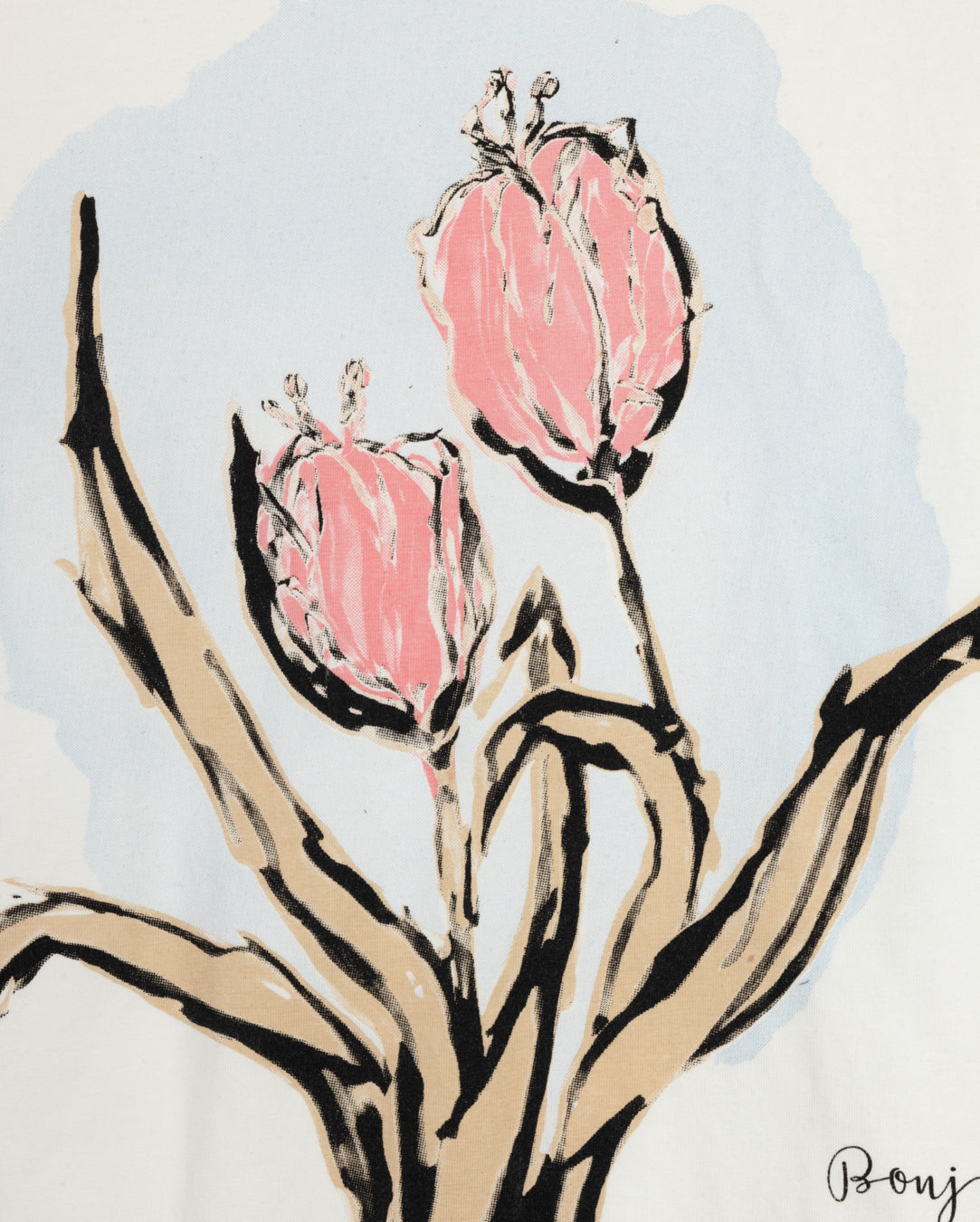 Big Flower Print Tee - Junees