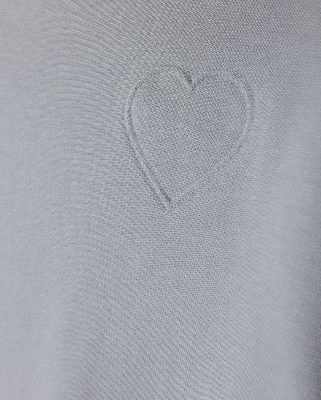 Britta Embossed Heart Sweatshirt