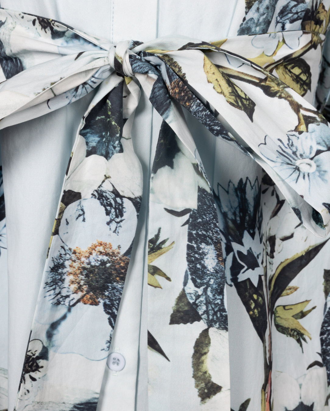 Floral Printed Maxi Poplin Dress - Junees