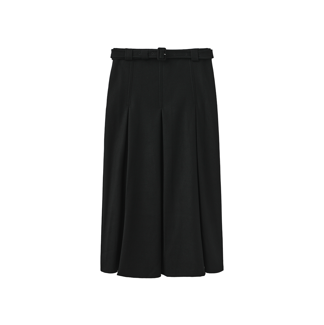 Mica Wool Midi Skirt