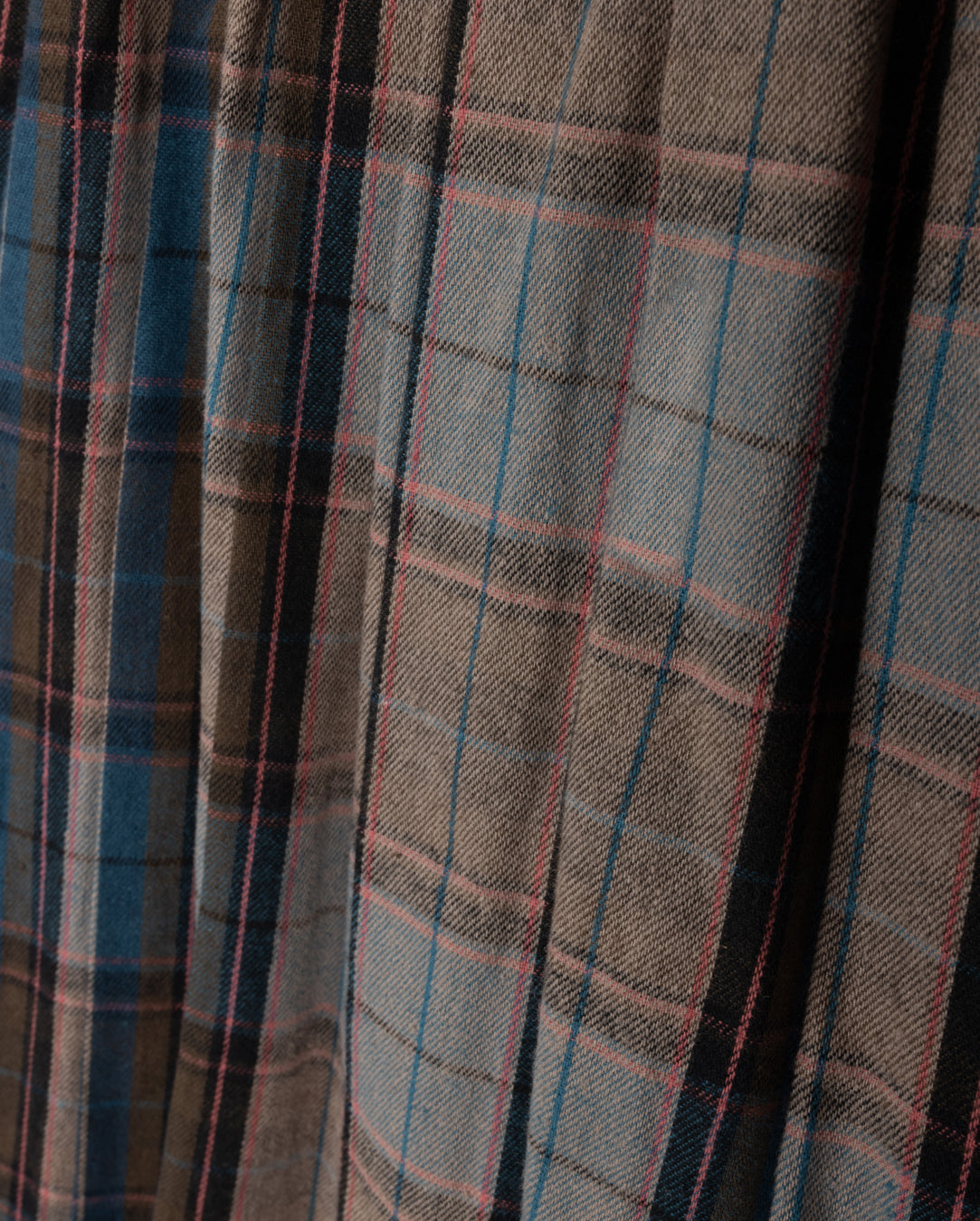 Erno Plaid Pleated Skirt C-21148