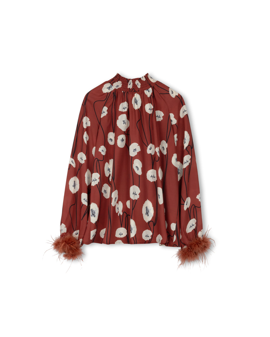 Keri Printed Blouse W-22222