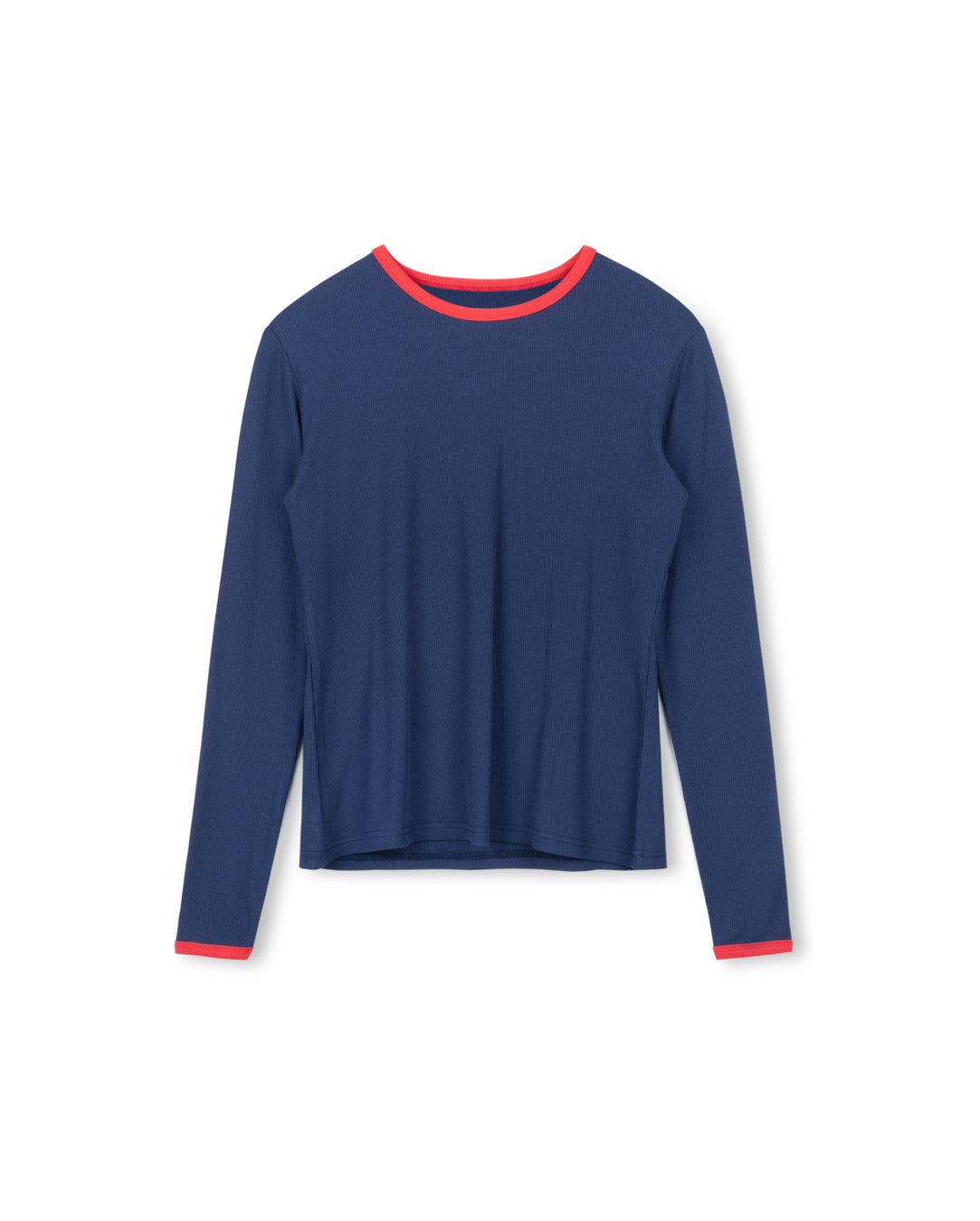 Trimmed Ribbed Tee - Junees