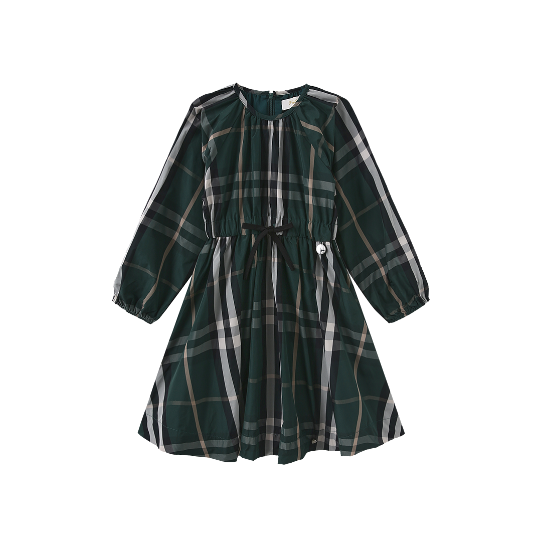 Valen Vee Green Breed Plaid Dress 12 / Green