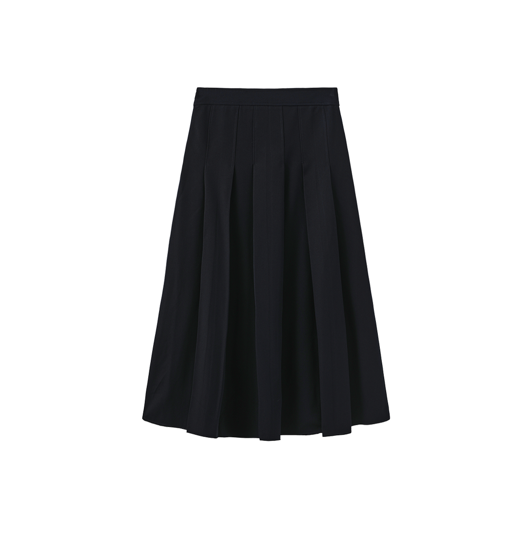 Maxi Box Pleated Skirt