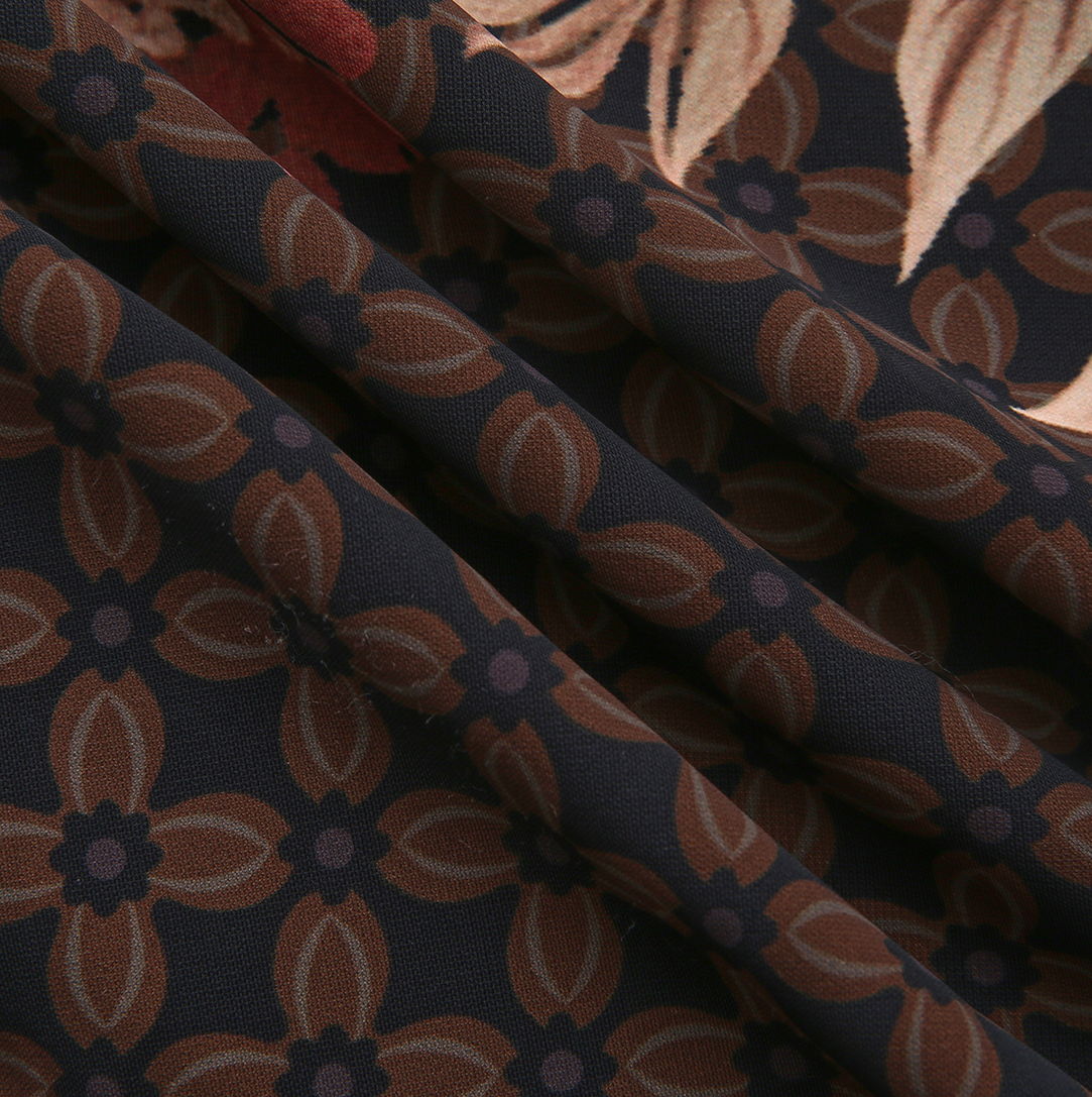 Regal Floral Button Down