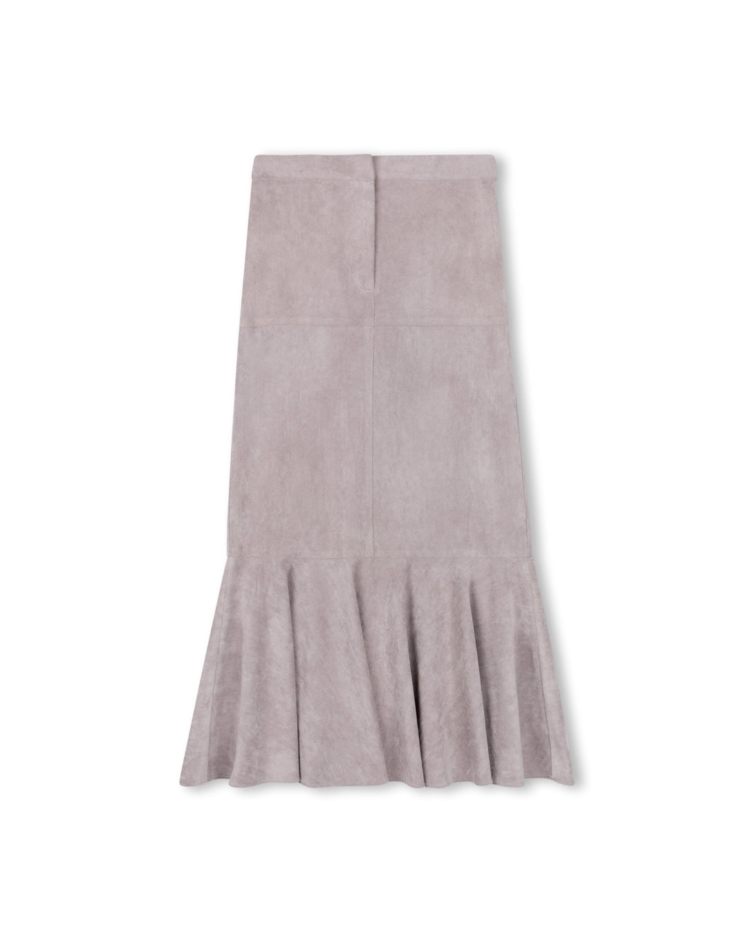 Suede Fit And Flair Skirt W-21350