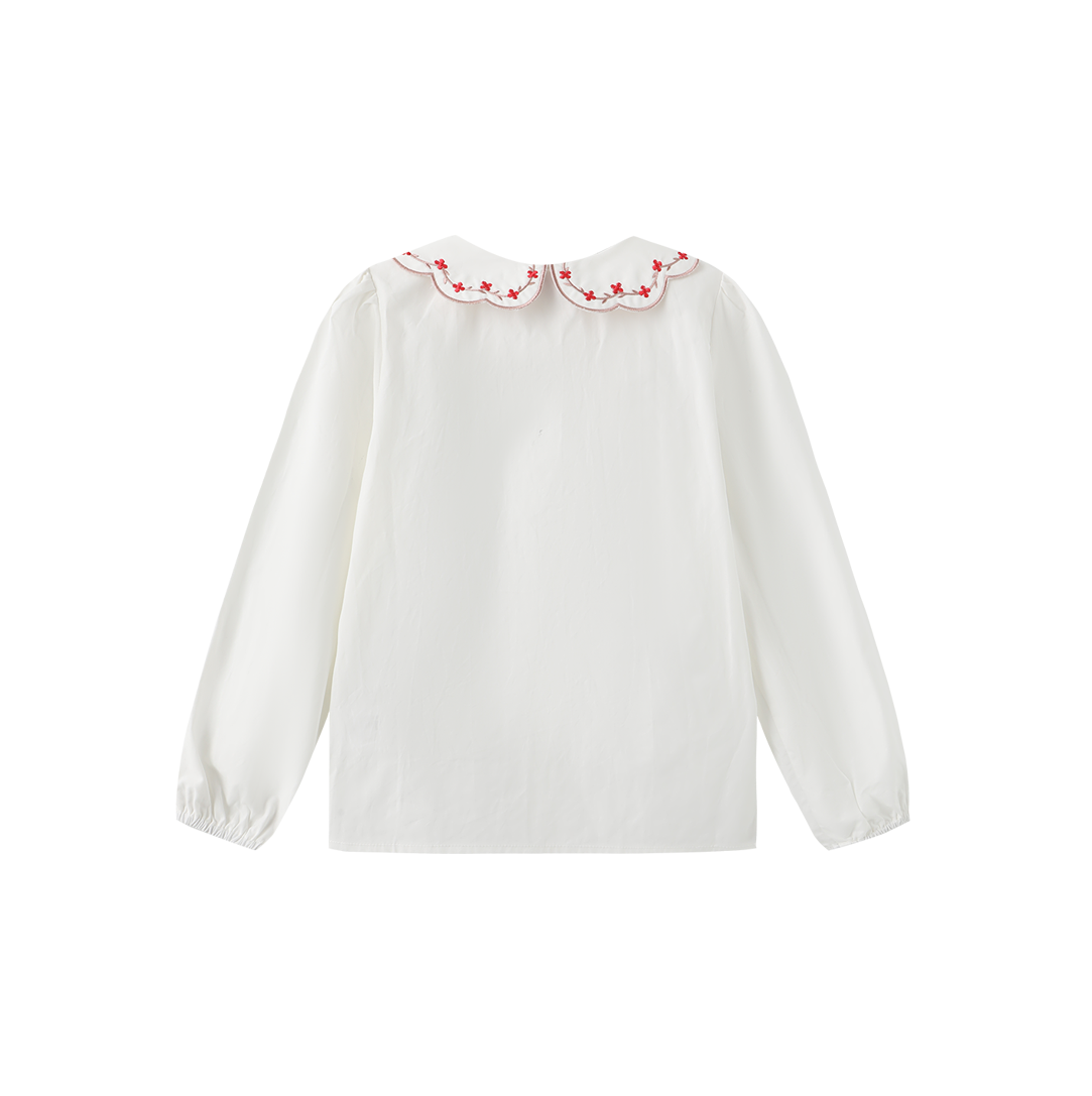 Scalloped Collared Blouse