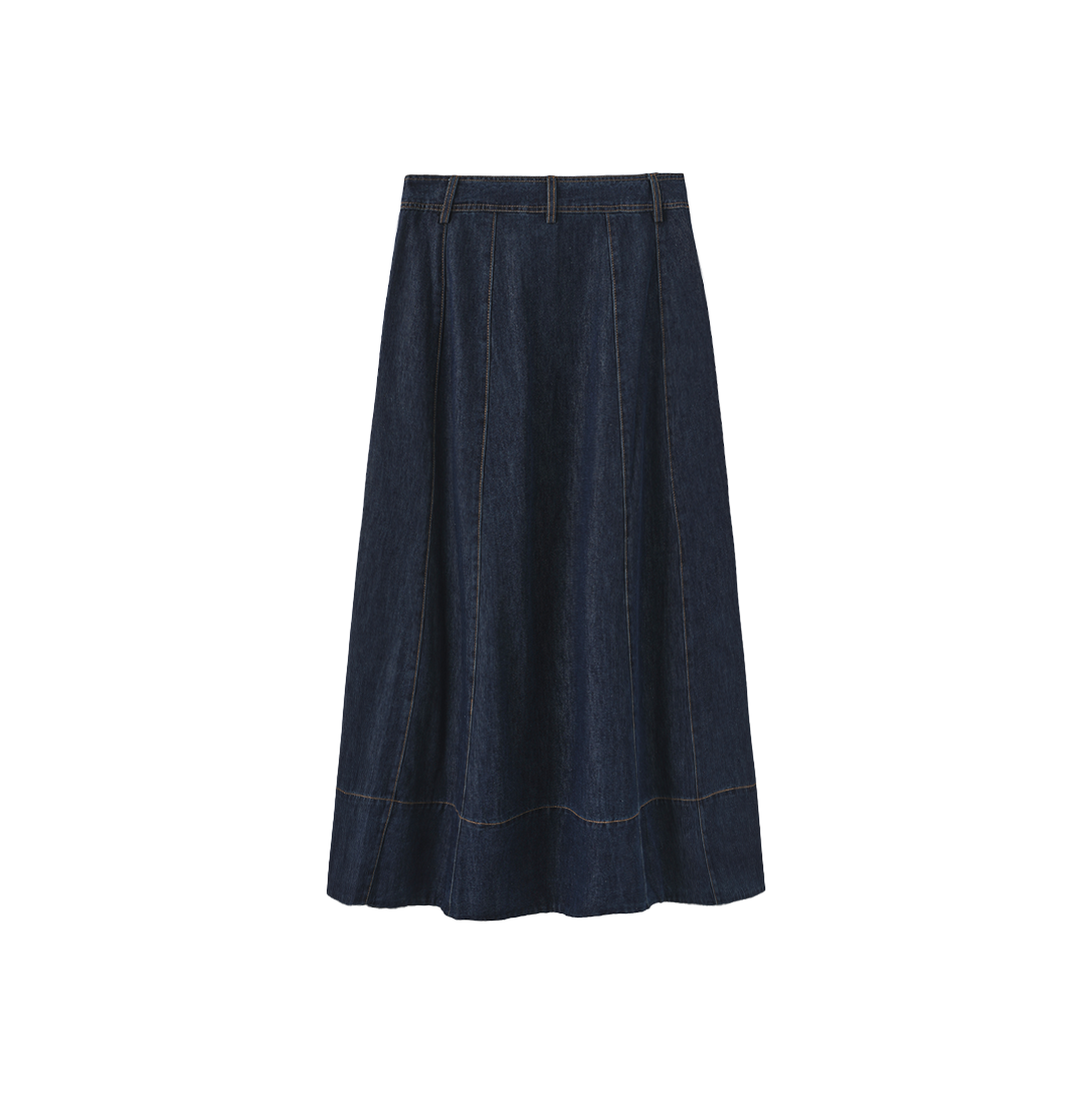 Denim Belt Detailed Skirt