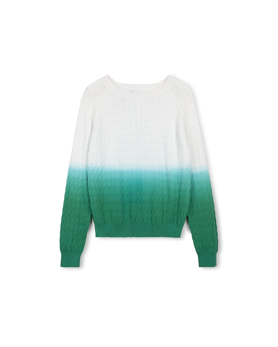 Ombre Cable Knit Sweater