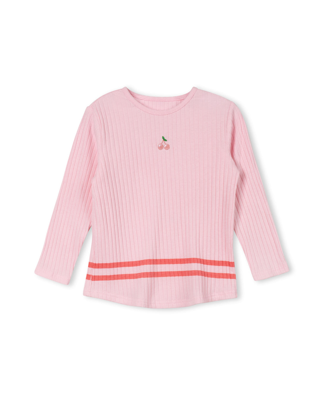 Philip Striped Hem Ribbed Tee