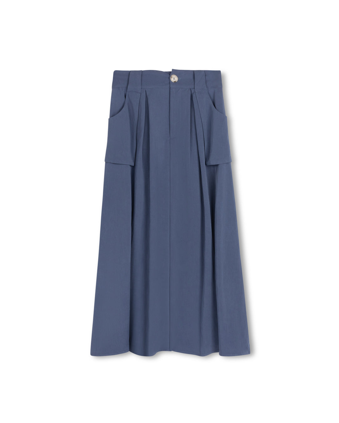 Flowy Maxi Skirt With Pockets W-17056