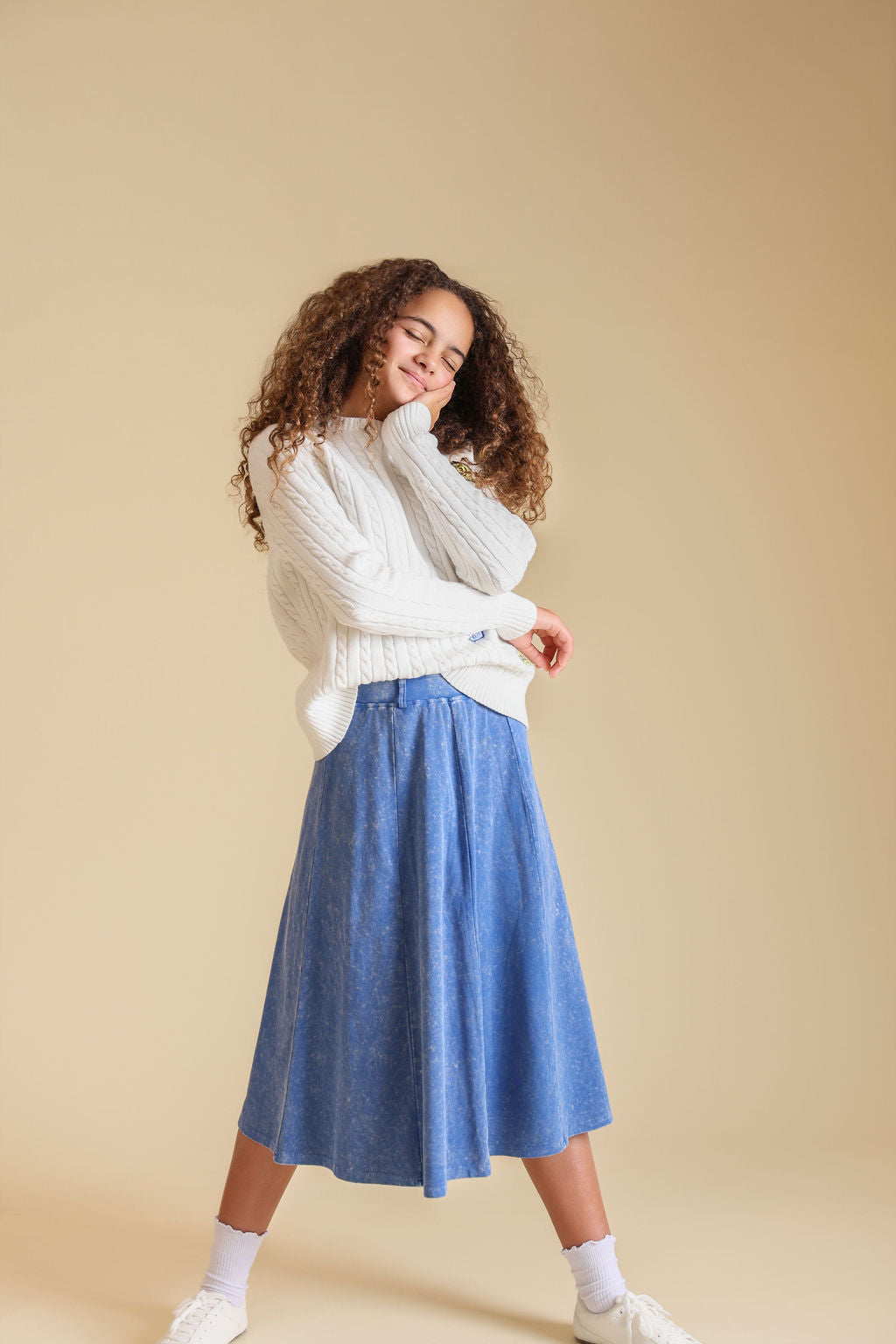 Knit Patch Detailed Pullover