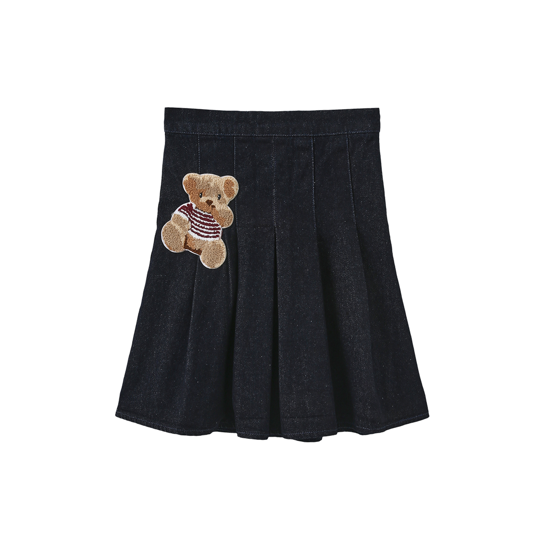 Sherpa Bear Patch Skirt