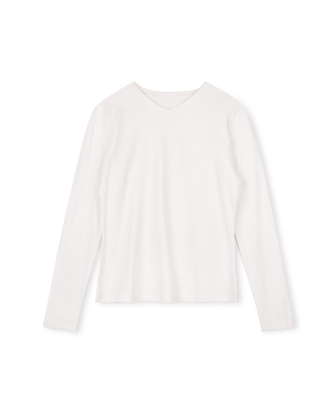 V-neck Long Sleeve T-Shirt W-17785