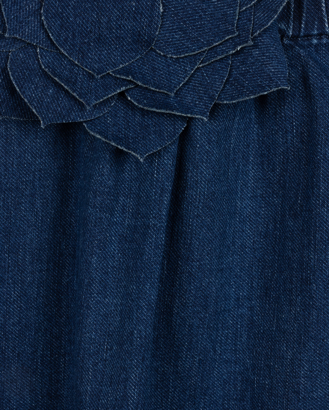 Denim Big Flower Jumper