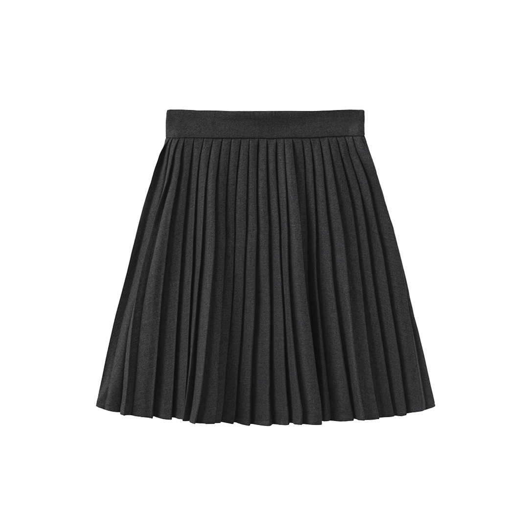 Reg Wool Pleat Skirt