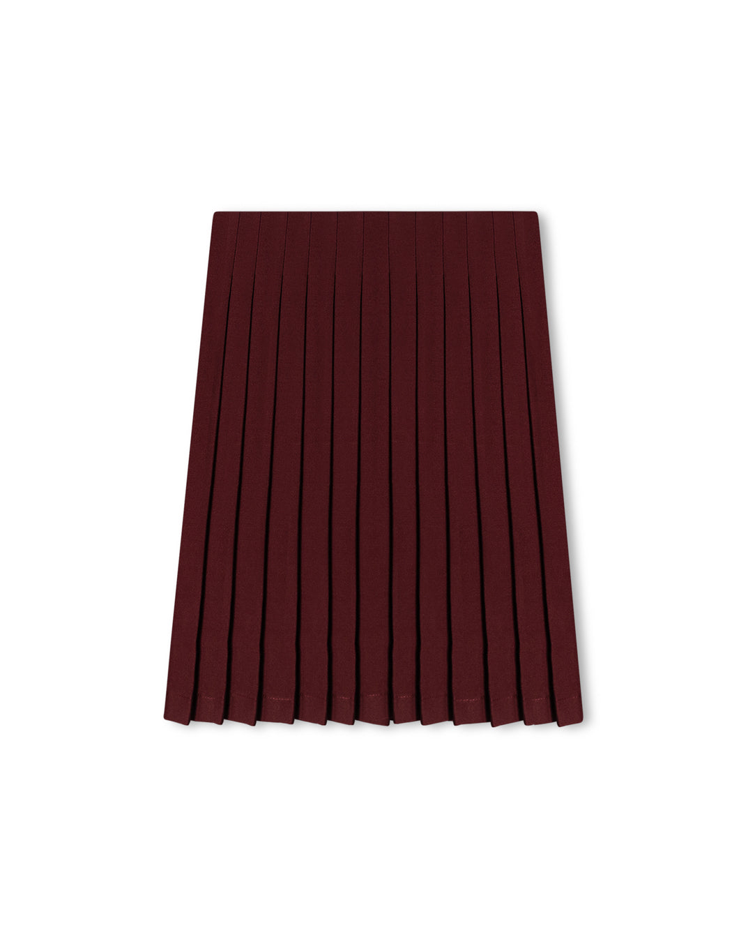 Kylie Textured Wool Skirt