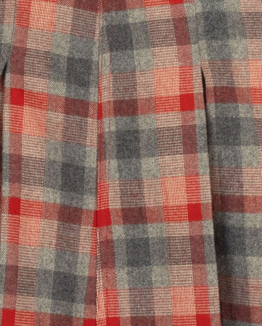 Wish Plaid Pleated Skirt C-22273