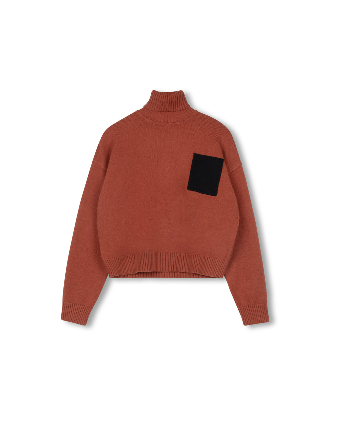 Pocket Turtleneck W-23481