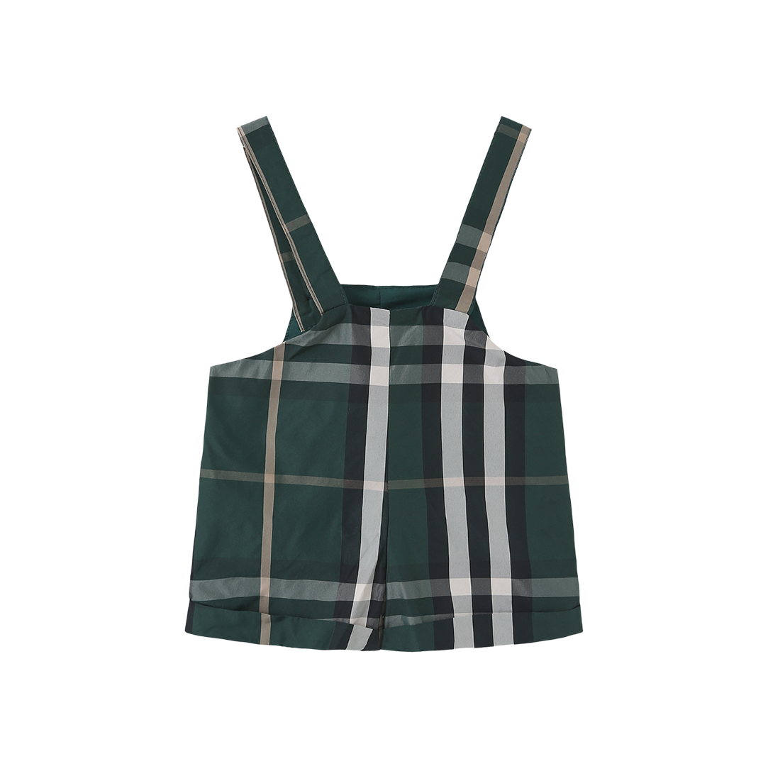 Breed Plaid Overalls