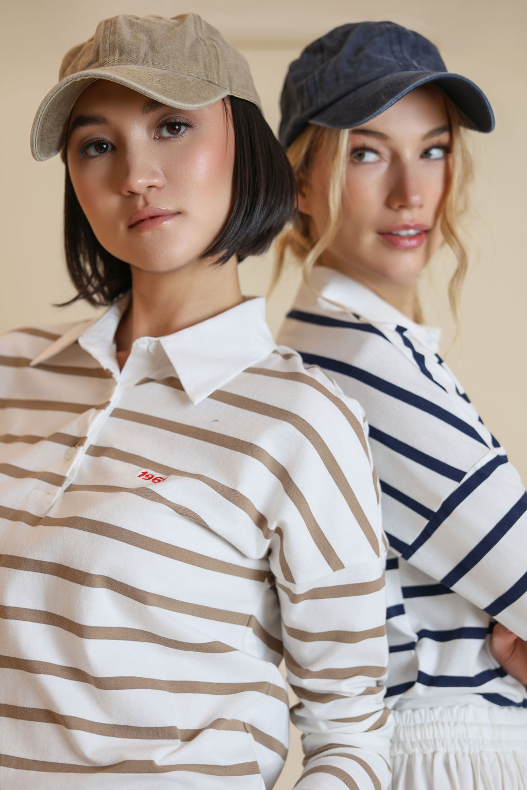 Striped Collared Tee - Junees