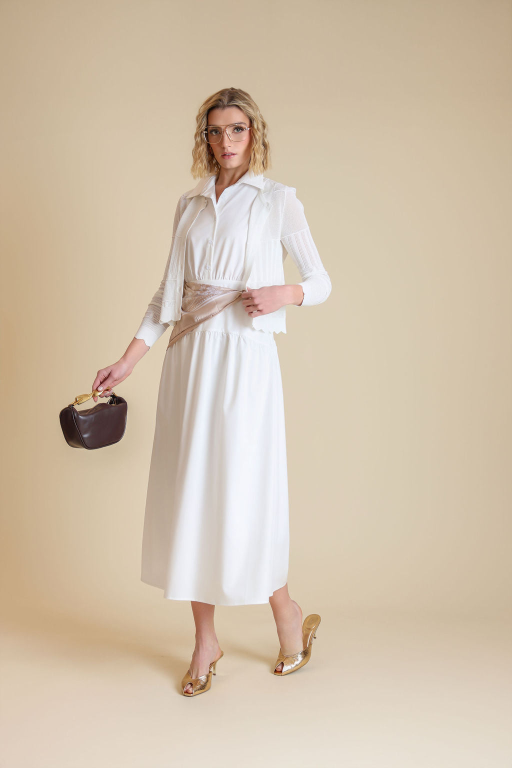 Sleeveles Maxi Dress - Junees