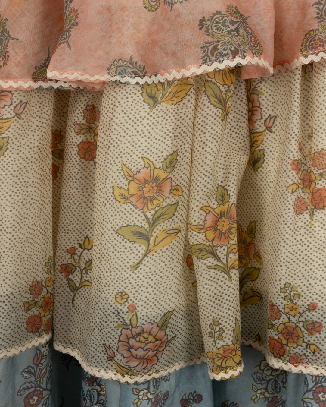 Neema Printed Tiered Smocked Skirt