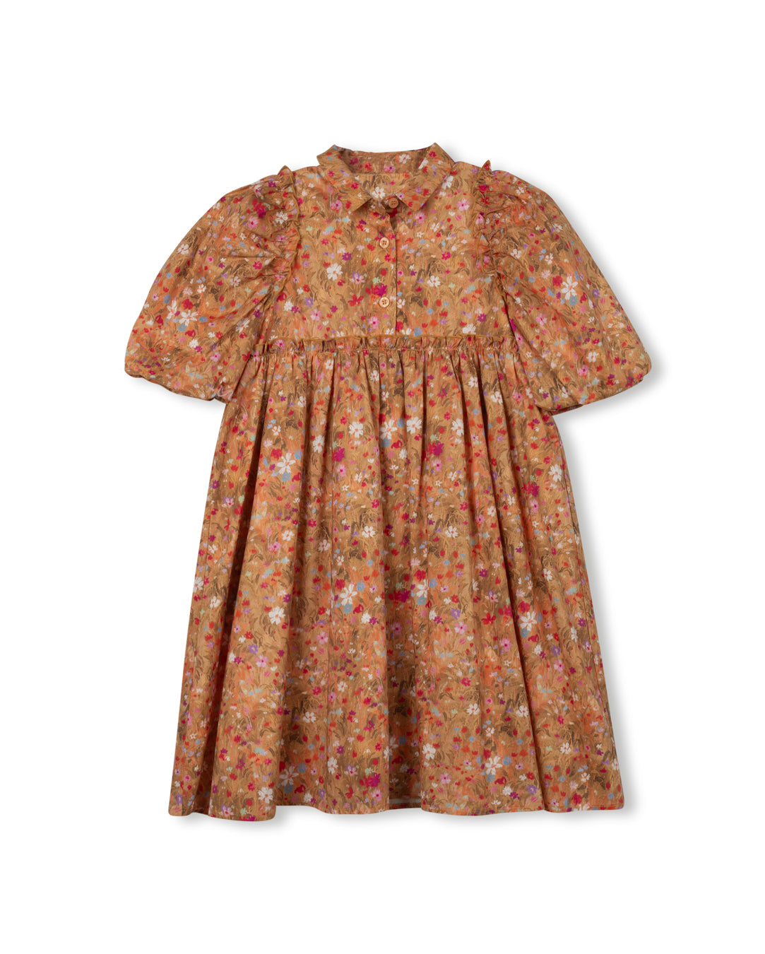 Ruffle Babydoll Floral Dress