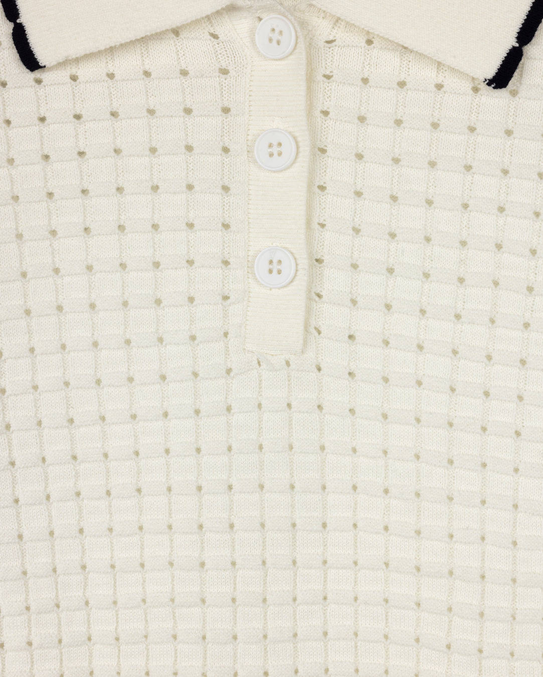 Cotton Waffle Knit Sweater