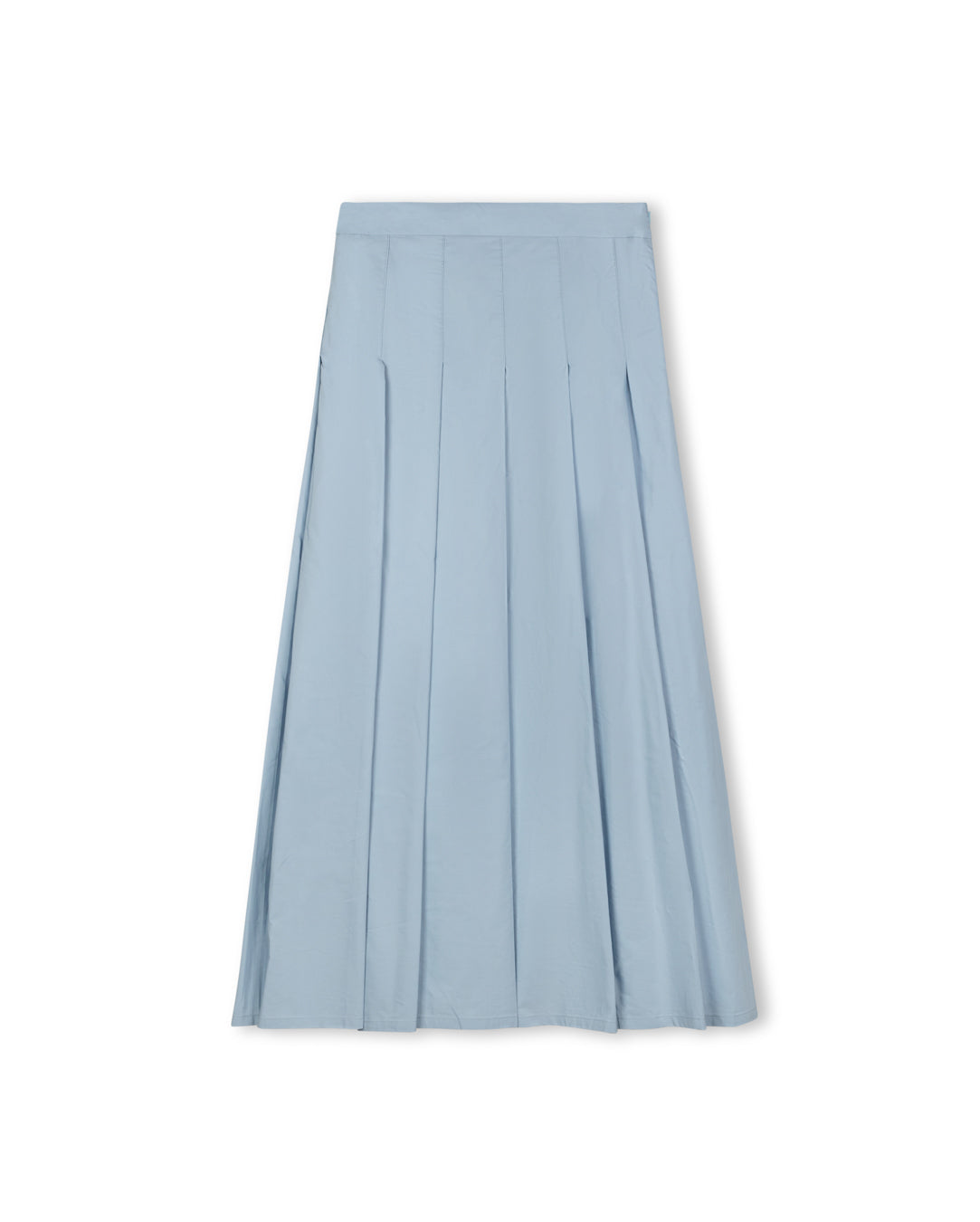 Taffeta Pleated Maxi Skirt - Junees