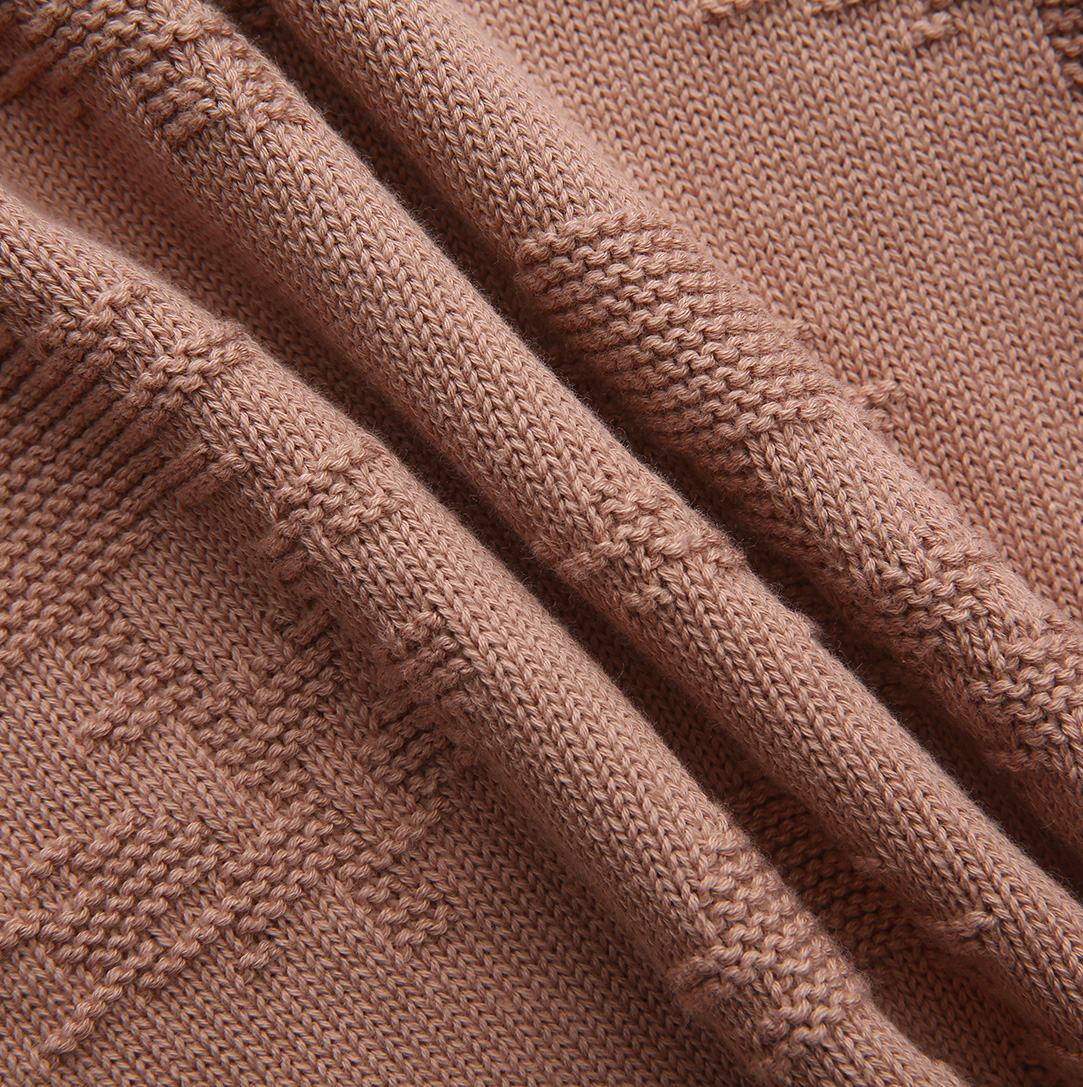 Alko Pointelle Collared Sweater