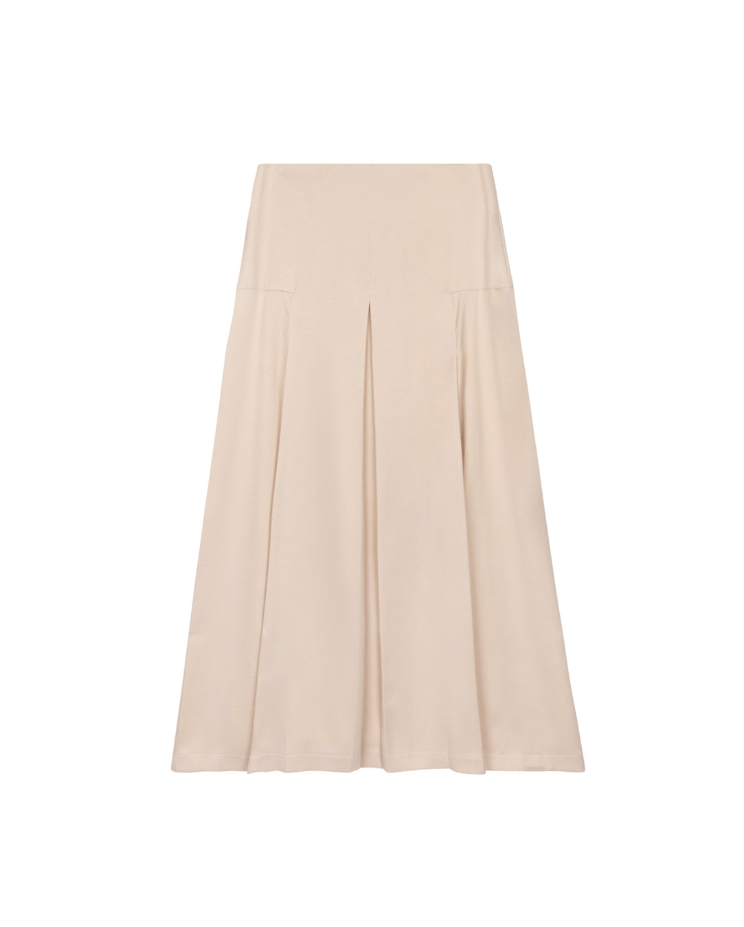 Structured Side Pleat Skirt W-19010