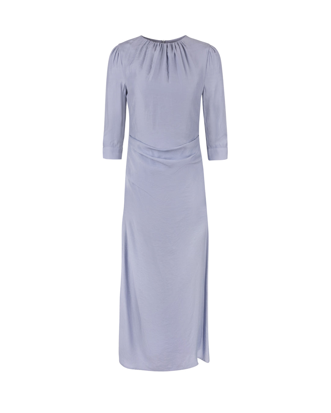 Sashed Waisted Maxi Dress W-19844