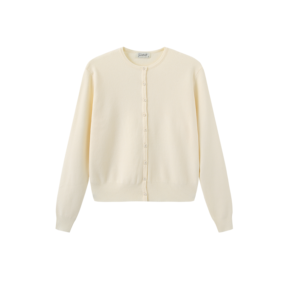 Basic Knit Button Cardigan - Junees