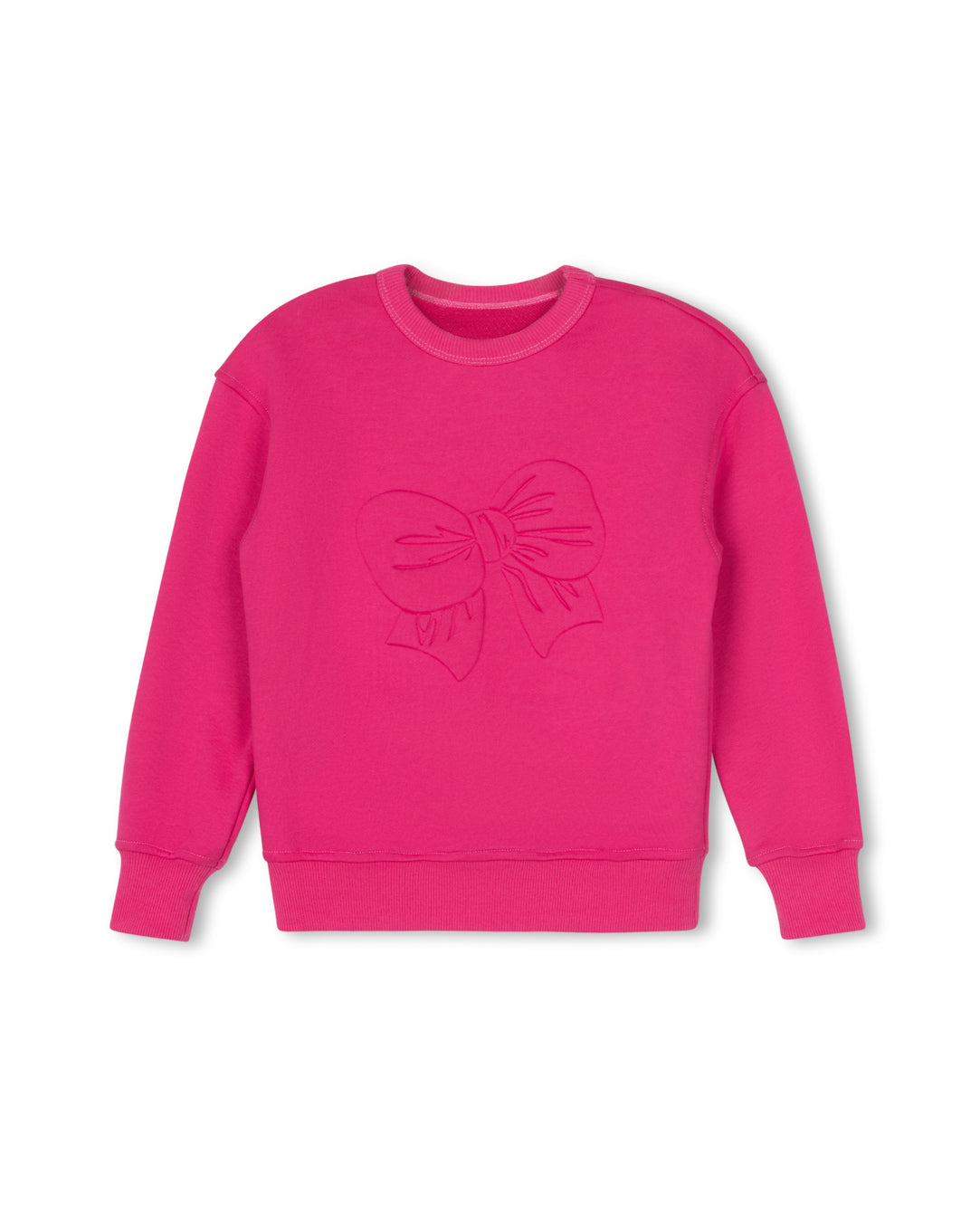 Quilted Bow Sweatshirt