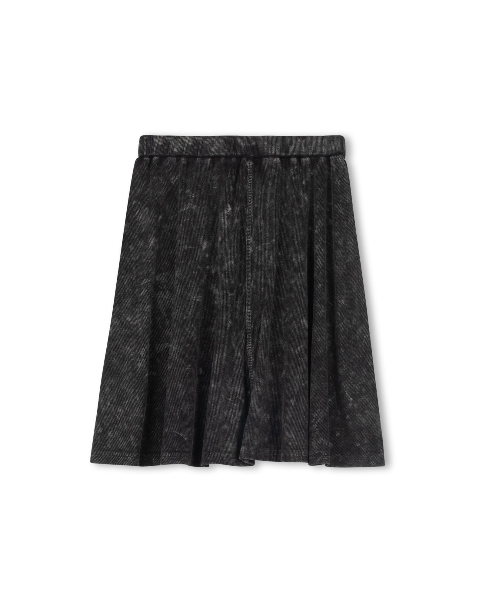 Mineral Wash A-line Ribbed Skirt - Junees